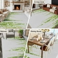 thumbnail image 5 of Area Rug for Living Room, Sage Green Non-Slip Indoor Large Carpet for Bedroom/Dining Room, Summer Botanical Leaves Watercolor Washable Low-Profile Rectangle Floor Runner Rugs - 5 x 7 Ft, 5 of 8