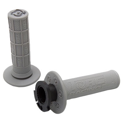 TORC1 Racing Defy Lock On MX Grips Grey for Husqvarna FC 350 2014-2018