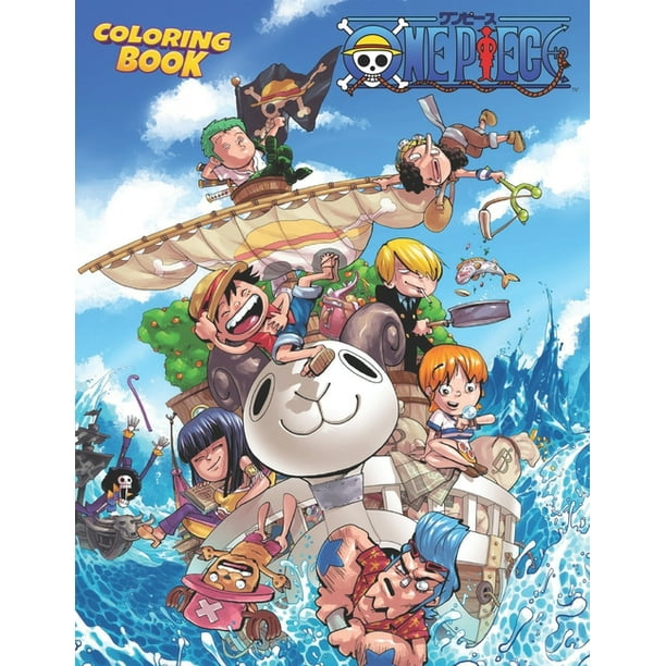 One Piece Coloring Book Funny Anime For Luffy And Friends Fans Kids And Adults Color Walk Compendium Color 100 Characters Drawing Manga And Chibi Paperback Walmart Com Walmart Com