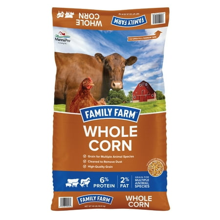 Family Farm® Full Whole Corn Grain for Multiple Animal Species 40lbs