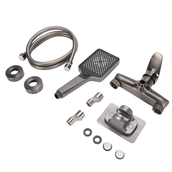 Shower System, Shower Head with Valve Kit High Water Output Minimalist High Pressure Easy Installation for Home