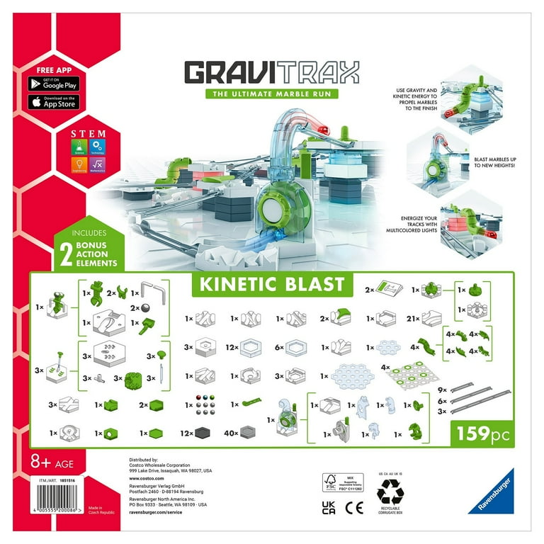 Ravensburger Gravitrax Kinetic Blast, Ultimate Marble Run