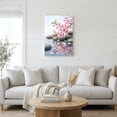 thumbnail image 2 of 1.5-Inch Thick Canvas Print Wall Art for Living Room, Bedroom, Office or Entryway – Decorative Wall Decor with Cosmic Flowers Golden Glow Starry Night -18 x 12x 1.5 in, 2 of 9