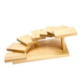 thumbnail image 1 of Bandeja para servir sushi, de madera, resistente, japonesa cuadrado, 1 of 9
