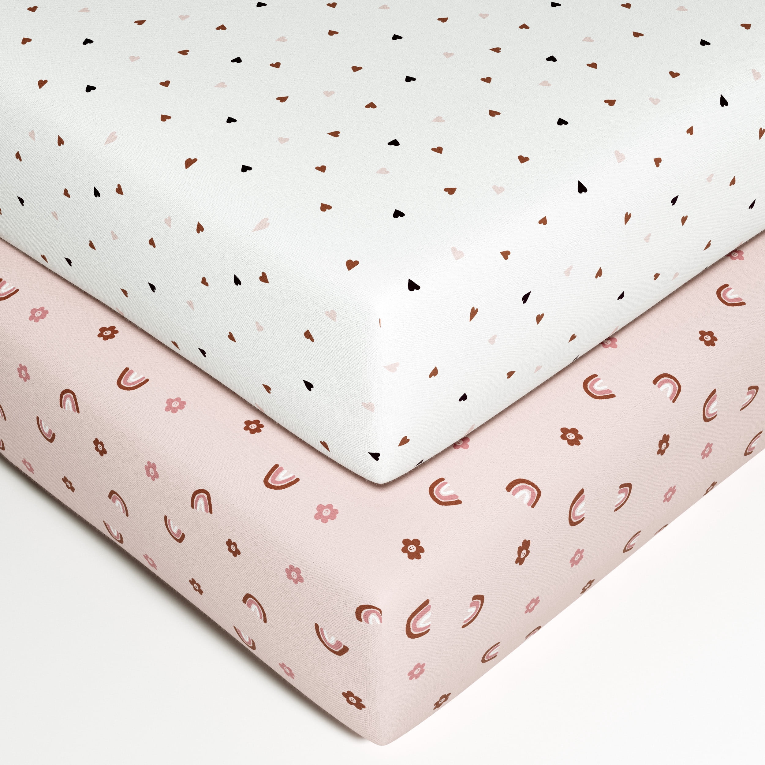 George Baby Organic Cotton Crib Sheets (2 Count) - Walmart.ca