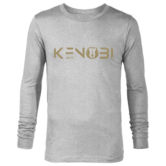 Star Wars Obi-Wan Kenobi Series Logo - Long Sleeve T-Shirt for Men - Customized-Athletic Heather