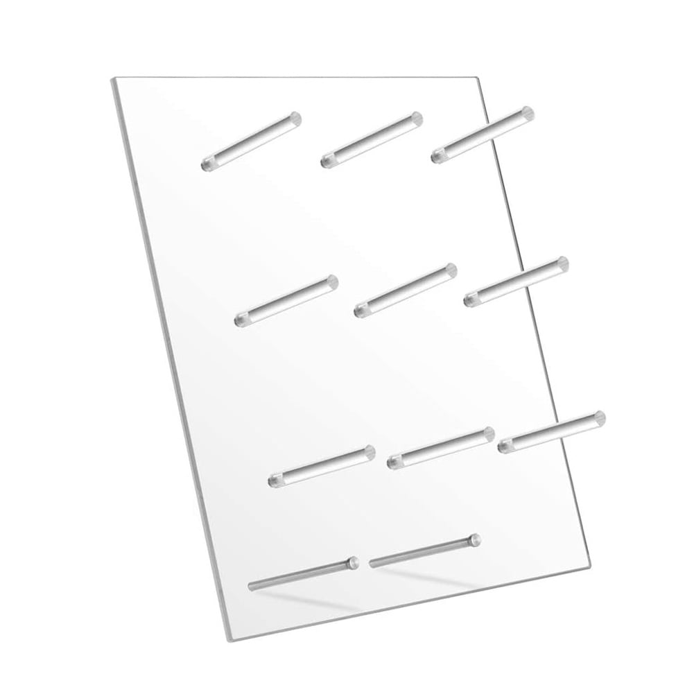 iaksohdu 9 Pillars Acrylic Donut Holder Stand Display Rack Wedding Birthday Party Decor