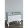thumbnail image 3 of Alpine Furniture 966-W-22 Flynn Table de Nuit, Blanc - Grand, 3 of 7