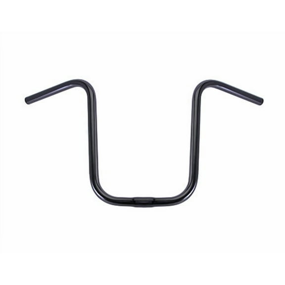 Alta Bicycle U Style 25.4mm Handle Bars, Multiple Sizes and Colors. (Black, 13")