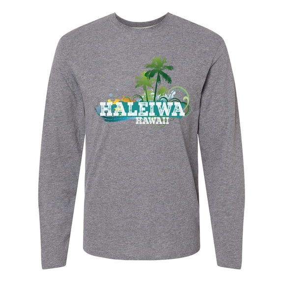 Inktastic Haleiwa Hawaii Vacation Long Sleeve T-Shirt