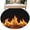 Orange, variant on Abstract Yellow Flame Bathroom Rug Washable 2x3 Entryway Rug Non Slip Flickering Fire Pattern Black Front Door Mat Low Pile Indoor Doormat Throw Floor Carpet for Kitchen Bedroom Entrance