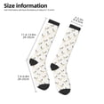 thumbnail image 5 of Fotbe Funny Chicken print Women's Men's Novelty Crew Socks Cotton Socks Knee High Socks for Walking,Running,Nurses,Pregnancy, 5 of 9