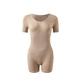 thumbnail image 4 of Fewfanhot Women's Shapewear Bodysuit Tummy Control Body Shaper Seamless Padded Bra Smooth & Comfy Waist Yoga Jumpsuit, 4 of 8