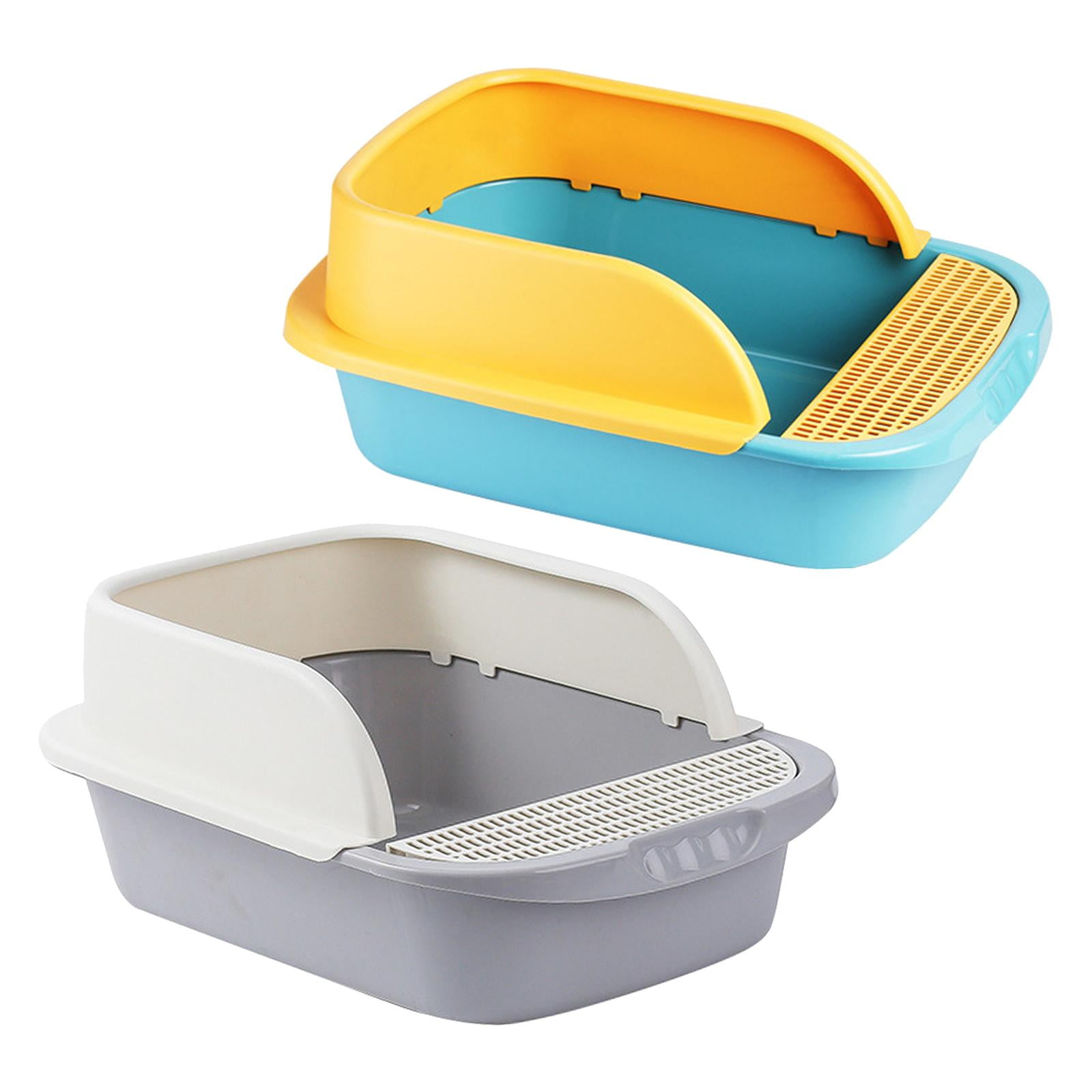 Cat Litter Tray,Cat Litter Box Tray with Added Frame Durable,Cat Potty