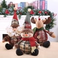 thumbnail image 2 of Adornos navideños de muñeco de Papá Noel, decoraciones navideñas para el hogar, adornos navideños 2024, regalos, Navidad Natal, Año Nuevo 2025, 2 of 5