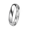 thumbnail image 2 of Anneau en Acier Inoxydable de Mode Léger Présent de Coeur Bagues Robuste Simple Étanche Festival de Bijoux 5 Taille (Homme 2), 2 of 7