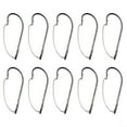 thumbnail image 3 of 10pcs/box Weedless Barbed Fishing Hook Bass Single Worm Hook Lure Bait Holder, 3 of 6