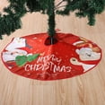 thumbnail image 2 of Txlixc Falda de árbol de Navidad de 35 pulgadas, alce de dibujos animados / almohadilla de Navidad de impresión de copo de nieve Txlixc  moda, 2 of 5