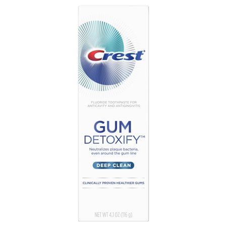 crest gum detoxify deep clean toothpaste 4 1 oz walmart com