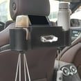 thumbnail image 2 of 3-in-1 Car Seat Back Organizer with 2 Cup Holders & Tissue Box - Multi-Functional Storage for Phone, Snacks & Travel Essentials - Fits SUV, Truck & Most Vehicles, 2 of 4