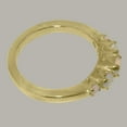 thumbnail image 4 of LBG British Made 10k Yellow GoldWomens Ring Natural Opal band Ring - 33 size options - Size 7.5, 4 of 6