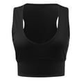 thumbnail image 4 of JAKANYQ Ladys' Camisole Sexy Sleeveless Solid Ribbed Tank Top Vest Shirt Ultra Soft & Stretchy Wear Simple Stretchy, 4 of 4