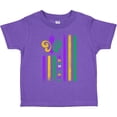 thumbnail image 3 of Inktastic Mardi Gras Flag Boys or Girls Toddler T-Shirt, 3 of 5