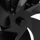 thumbnail image 4 of 6 Blades Heat Powered Stove Fan Self Starting High Temperature Resistant Fireplace Fan LT385 4 Black 165mm Diameter, 4 of 4