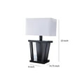 thumbnail image 5 of Contemporary Style Sturdy Table Lamp, Dark Brown, 5 of 5