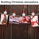 thumbnail image 4 of 10 Uds. De Clips de para Navidad, adornos navideños DIY, decoración de fiesta de año nuevo, Clip de pared de fotos, decoraciones para Kits de decoración para fiestas Pinza roja+flor blanca Matsuzay HA001767-04, 4 of 5
