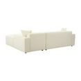 thumbnail image 5 of Pemberly Row Transitional Cream Linen Upholstered Sectional - RAF, 5 of 7