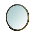 thumbnail image 1 of Benzara BM230219 Miroir en Métal de Forme Ronde avec Corniche&44; Bronze Antique, 1 of 5