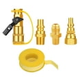 thumbnail image 1 of 1/4 Inch Propane Quick Connect Adapter Assembly Converter Kit, 1 of 8