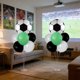 thumbnail image 4 of Globos de fiesta de fútbol para decoraciones de cumpleaños y días de partido, globos de papel aluminio y látex de 14 PC con cintas para fiestas temáticas deportivas y visionado de partidos, 4 of 6