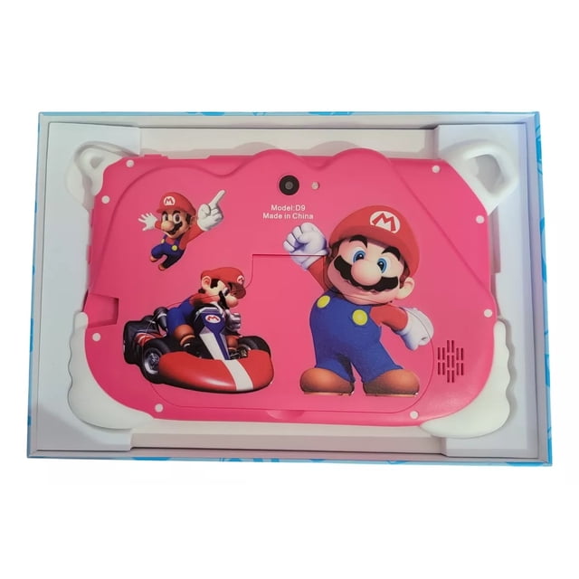 Kids Tablet D9 Mario Bros Rosa 7" 256GB ROM 6GB RAM