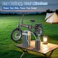 thumbnail image 5 of Wallke H9 Ultra 2-in-1 4000W Electric Bike + Portable Power Station, 37MPH Fast Ebike for Adults, 48V 55Ah Battery, 180mile Long Range E-Bike, Torque Sensor, 20" Fat Tire All Terrain Bicycle, 5 of 16