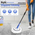 thumbnail image 3 of Self Wringing Twist Mop for Floor Cleaning, Microfiber Mop with Wringer Long Handled, String Wet Floor Mop for Hardwood Vinyl, Tile, Commercial Household Clean,Safe on All Floor Types Blue Blue, 3 of 5