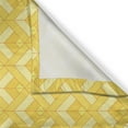 thumbnail image 3 of Ambesonne Mustard Kitchen Curtains, Abstract Nested Rhombuses, 55"x45", Mustard Pastel Yellow, 3 of 3