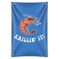 thumbnail image 1 of Krillin' It Killing Funny Humor Home Business Office Sign, 1 of 4