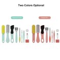 thumbnail image 2 of Kit de Soin Pédicure 10 Pcs en Acier Inoxydable pour Fichiers de Pieds et Callosités, 2 of 7
