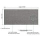 thumbnail image 5 of Lona de malla para volquetes Leaveshade, 2,1 m x 4,6 m, muy resistente, negra, 5 of 7