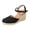 Black, variant on Wedge Sandals for Women Bohemian Espadrilles Ankle Strap Closed Toe Arch Support 2026 Summer Beach Shoes