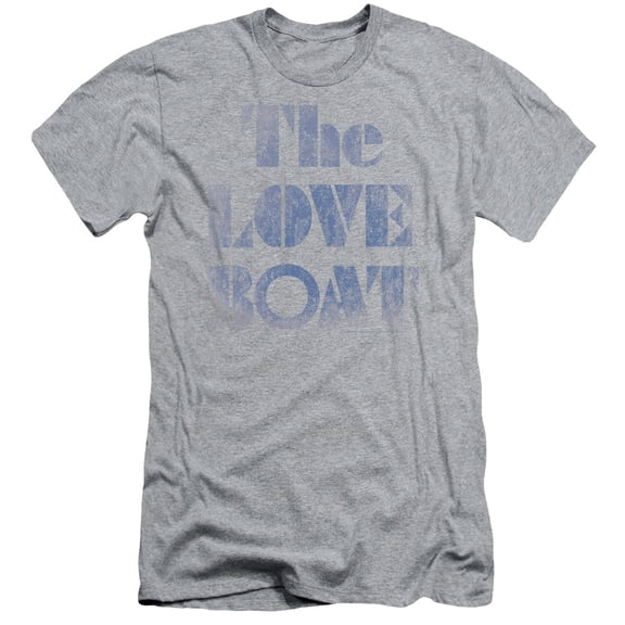 Love Boat Distressed Adult 30/1 T-Shirt Athletic Heather