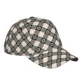 thumbnail image 3 of Haiem Daisy Plaid Black Baseball Cap Dad Hat Cotton Soft Adjustable Fashion Hats for Men Women Unisex Style Headwear, 3 of 9
