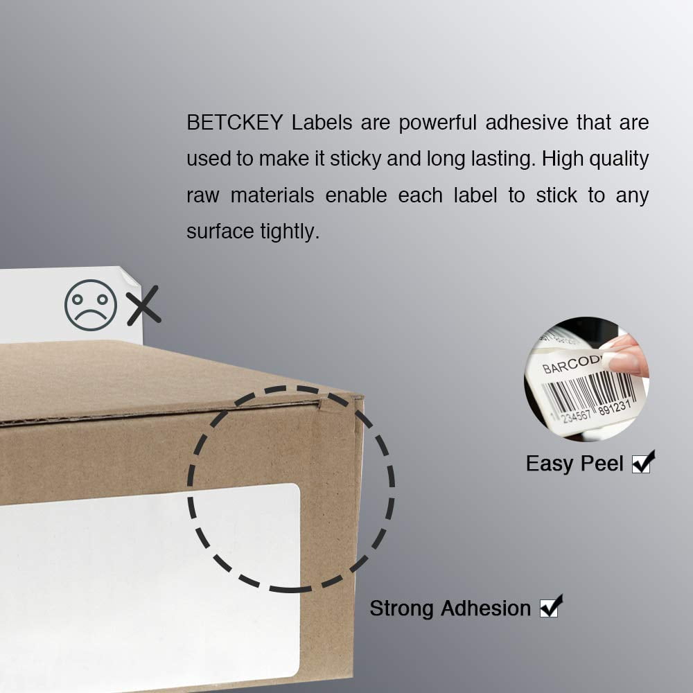 1" x 1" (25 mm x 25 mm) Square QR Code Labels Compatible with Zebra & More Label Printer,Premium Adhesive & Perforated [10 Rolls, 13800 Labels]
