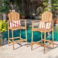 thumbnail image 2 of Malibu Tabourets de Bar en Bois Teinté Naturel (Ensemble de 2), 2 of 28