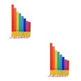 thumbnail image 3 of Justharion 8 Tones Sound Tube Kids Toddler Musical Percussion Instrument Handheld Compact Children for Classroom Accessories 2Set, 3 of 6