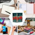 thumbnail image 6 of FORMRS 1-Subject Spiral Notebook 8" x 5" College Ruled 60 Refillable Sheet A5 Hard Cover, 2 Pack, Christmas Poinsettia, 6 of 7