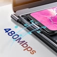 thumbnail image 4 of Cable UGREEN USB-C a USB 2.0 en Angulo C de 2 metros 50125 Ugreen Cable de transmisión de datos, 4 of 7