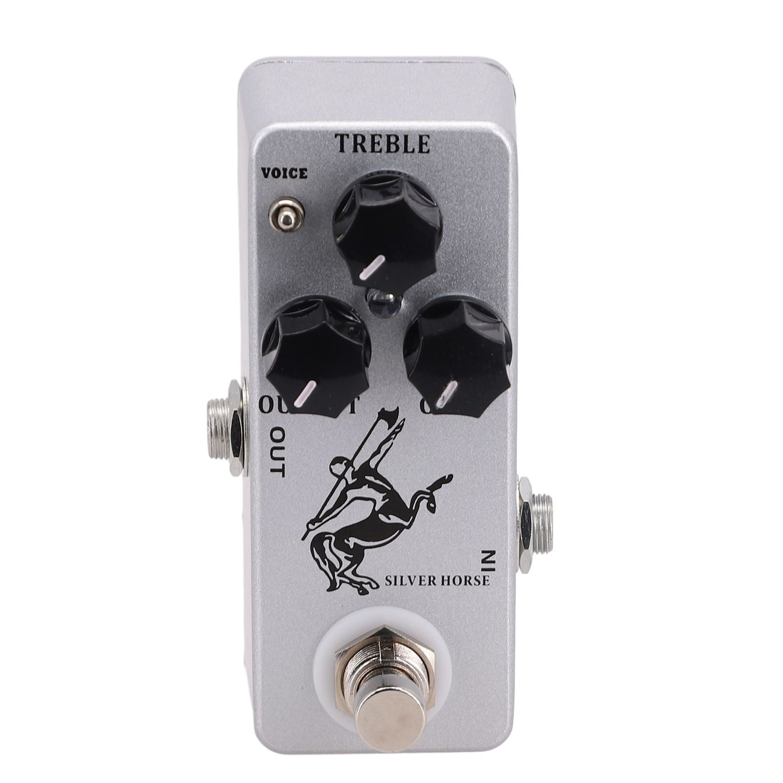 for MOSKY Silver Horse Guitar Effect Pedal Overdrive for Boost Effect Bypass Metal Shell